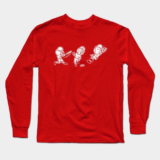 Let's Play - Cincinnati Reds Long Sleeve T-Shirt by sombreroinc